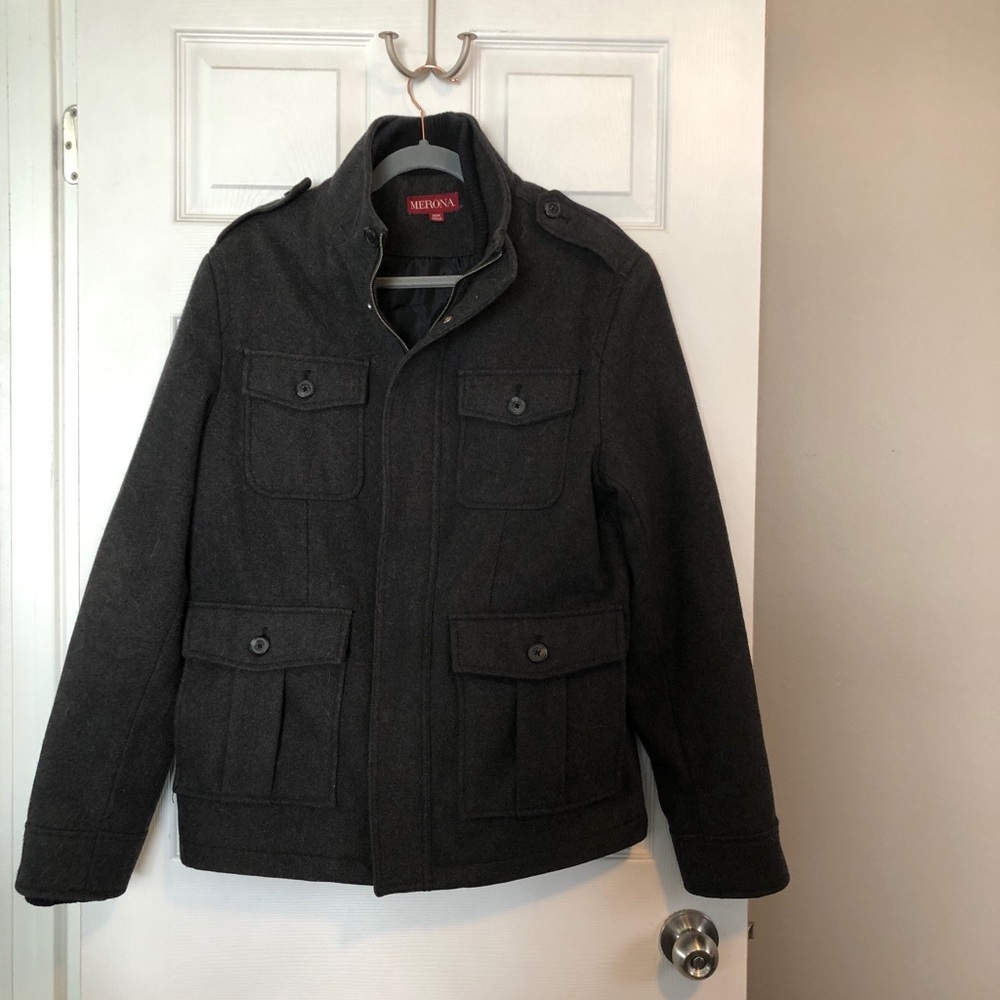 Merona Gray Wool Coat